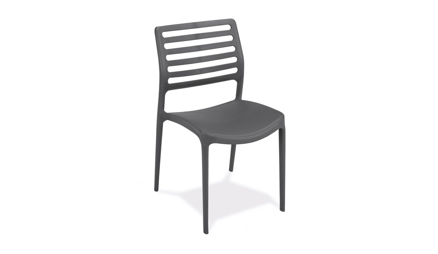 Silla de polipropileno con lamas