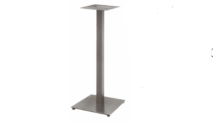 Pie 582 para mesa alta en hierro de exterior