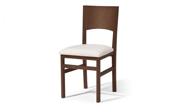Silla madera haya de respaldo curvo