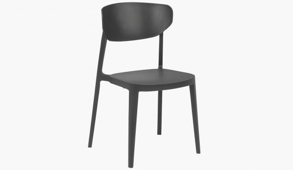 Silla de polipropileno con fibra de vidrio sin brazos