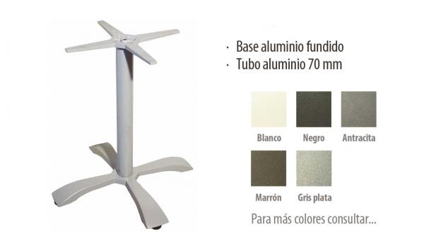 Base aluminio fundido "Maltés"