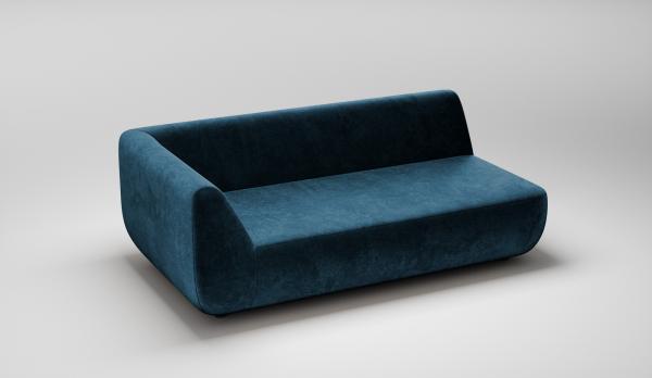 Sofa con brazo derecho