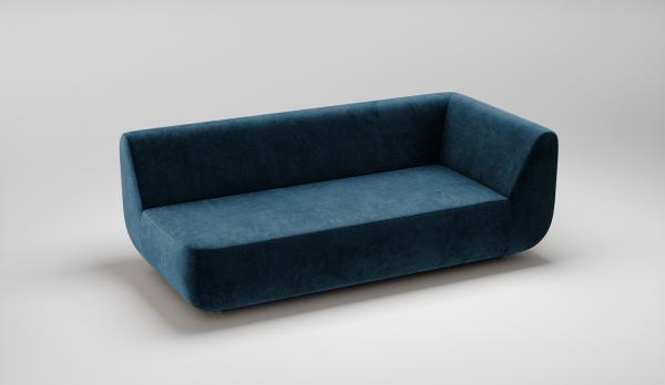 Sofa con brazo izquierdo