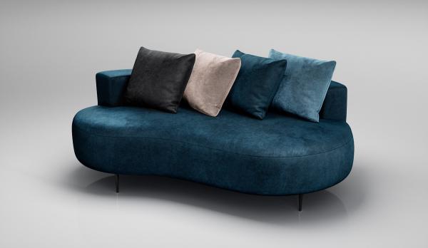 Sofá  para hostelería 199 cm. largo con chaise longue izquierda