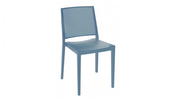 Silla de polipropileno con fibra de vidrio sin brazos