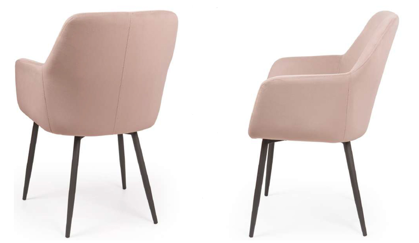Sillón tapizado para restaurantes y bares con tela waterproof