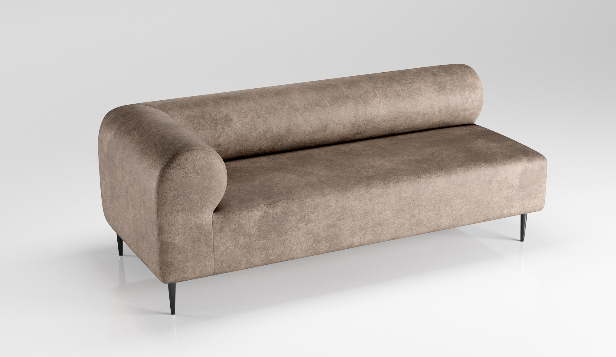 Modular de 3 plazas con brazo derecho