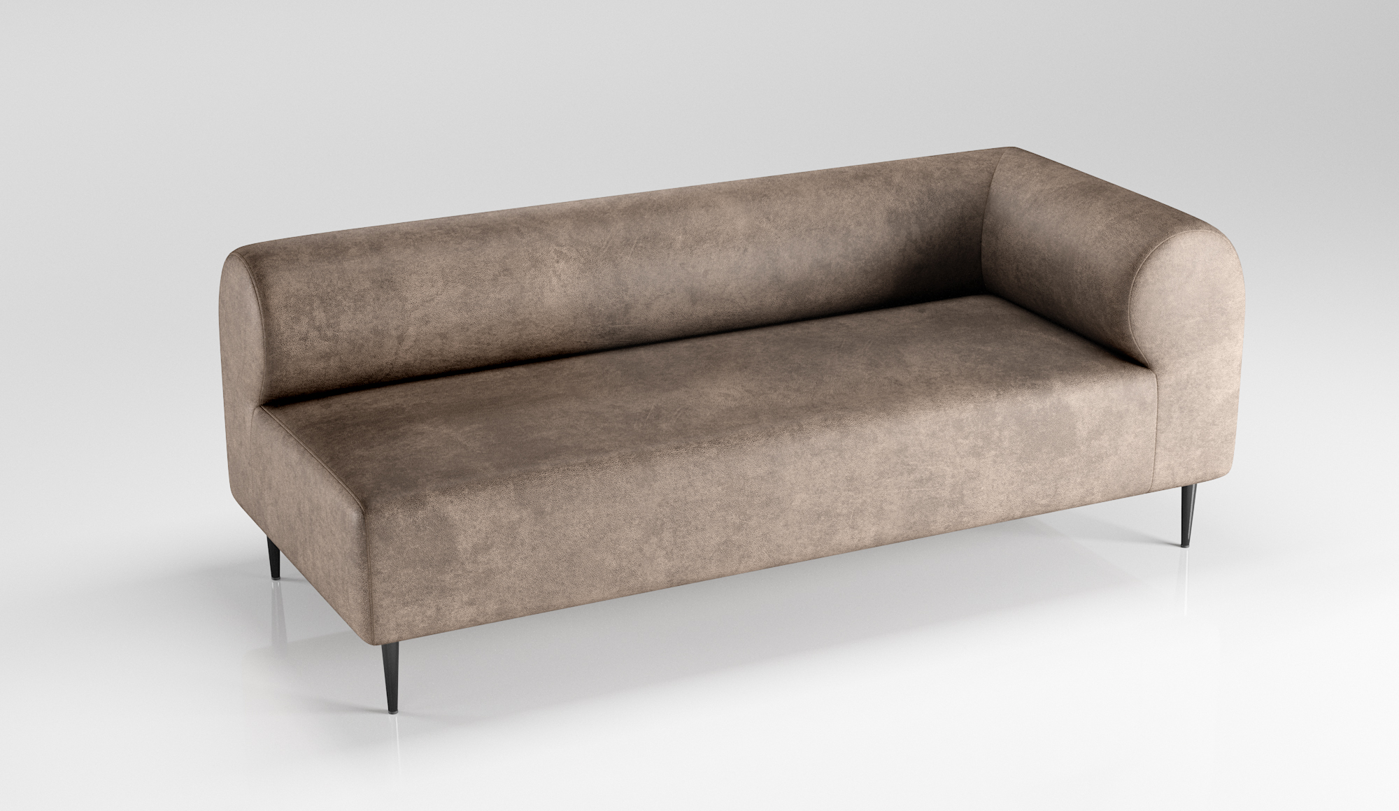 Modular de 3 plazas con brazo izquierdo