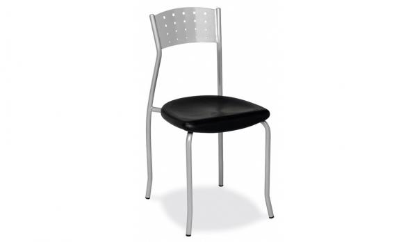Silla moderna para hostelería tapizada