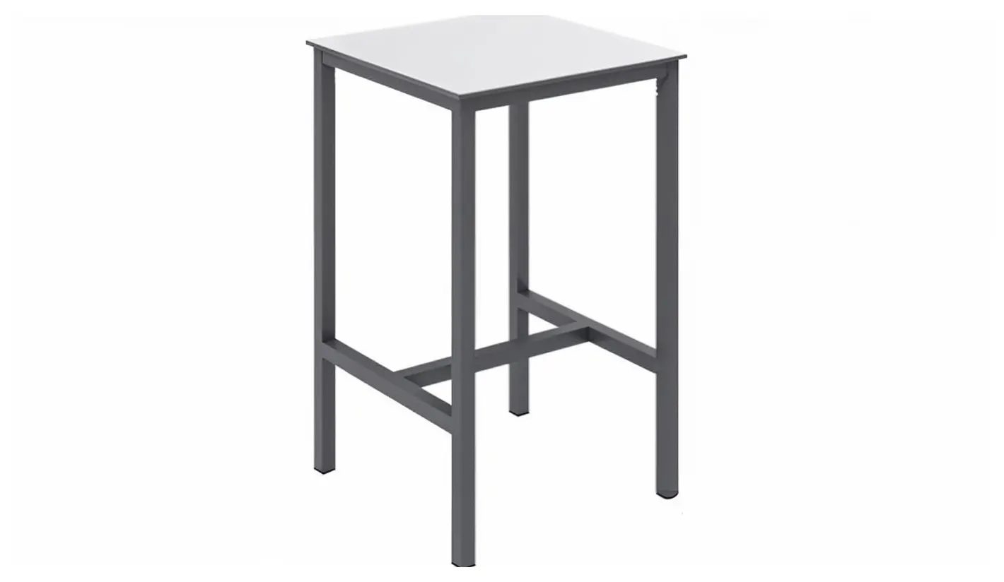 Mesa ALTA con sobre de compacto de 70 x 70