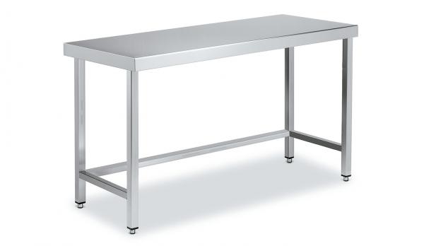 Mesa de trabajo de ACERO INOX. con profundidad de 500 mm
