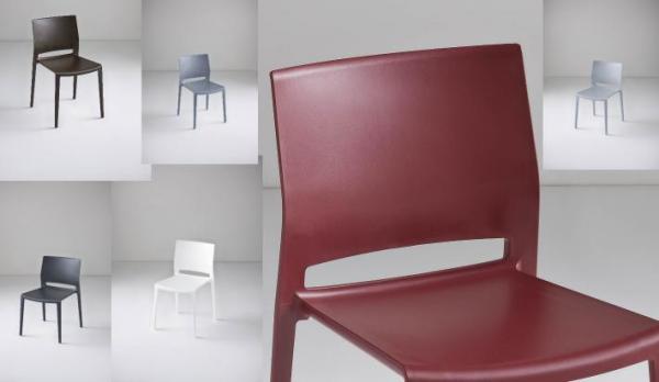 Silla terraza Nica sin brazos / varios colores