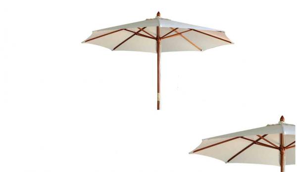 Parasol de madera 2,5m