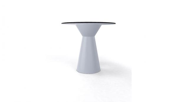 Base de tecno polímero con altura de 50 cm, 72 o 110 cm con opción LED