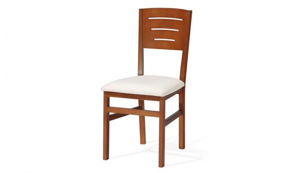 Silla tapizada madera de haya varias texturas