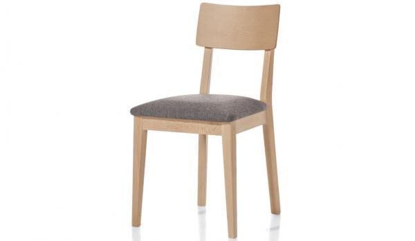 Silla hosteleria tapizada para restaurantes respaldo medio