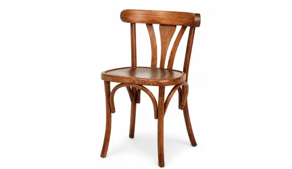 Silla de madera clasica de madera de haya