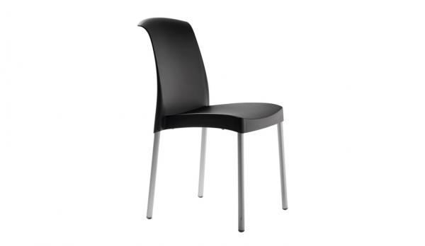 Silla de aluminio con tecnopolímero
