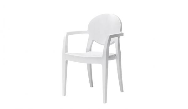 Silla de Policarbonato Transparente, fumé o blanca