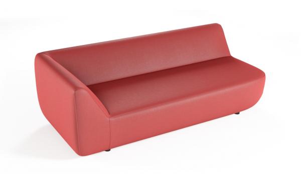 Sofa con brazo derecho