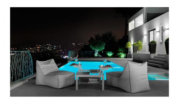 Puffs con respaldo para hosteleria