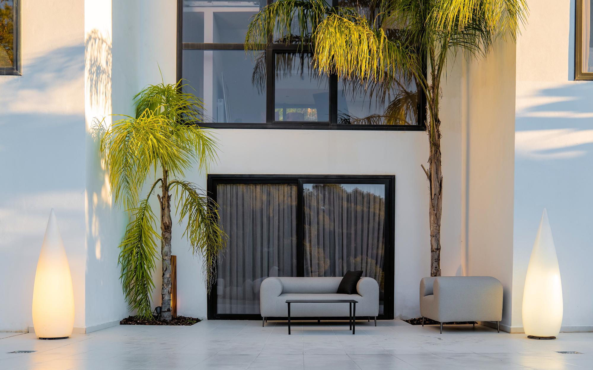 Conjunto tipo chester para exterior