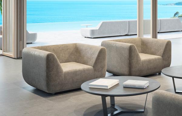 Sofas de diseño para hosteleria interior