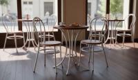 Silla asiento madera en varios colores para hosteleria