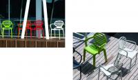 Silla Exterior polipropileno varios colores