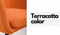 Sillón tapizado para restaurantes y bares con tela waterproof