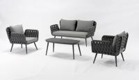 Set aluminio con cuerda de olefin GRIS