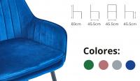 Sillón de hosteleria tapizada