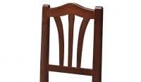 Silla contract madera y asiento enea