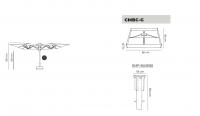 Parasol Lateral doble de 6 x 3