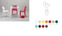 Silla plastico o polipropileno en muchos colores