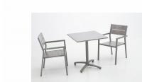 Silla aluminio Gris apilable