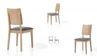 Silla tapizada para restaurantes