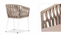 Sillón para contract exterior con cuerda