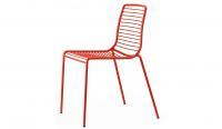 Silla de acero de gran calidad para exterior