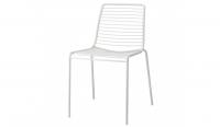 Silla de acero de gran calidad para exterior