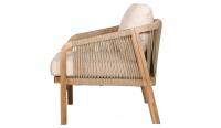 Sillón individual de acacia