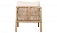Sillón individual de acacia